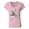 Women’s Jersey V-Neck Tee Thumbnail