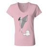 Women’s Jersey V-Neck Tee Thumbnail