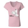 Women’s Jersey V-Neck Tee Thumbnail