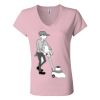 Women’s Jersey V-Neck Tee Thumbnail