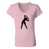 Women’s Jersey V-Neck Tee Thumbnail