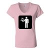 Women’s Jersey V-Neck Tee Thumbnail