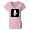 Women’s Jersey V-Neck Tee Thumbnail
