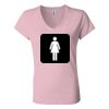 Women’s Jersey V-Neck Tee Thumbnail