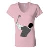 Women’s Jersey V-Neck Tee Thumbnail