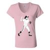 Women’s Jersey V-Neck Tee Thumbnail