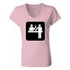 Women’s Jersey V-Neck Tee Thumbnail
