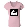 Women’s Jersey V-Neck Tee Thumbnail