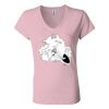 Women’s Jersey V-Neck Tee Thumbnail