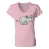 Women’s Jersey V-Neck Tee Thumbnail
