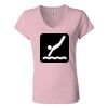 Women’s Jersey V-Neck Tee Thumbnail