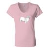 Women’s Jersey V-Neck Tee Thumbnail