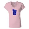 Women’s Jersey V-Neck Tee Thumbnail