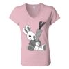 Women’s Jersey V-Neck Tee Thumbnail