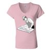 Women’s Jersey V-Neck Tee Thumbnail