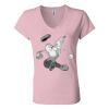 Women’s Jersey V-Neck Tee Thumbnail