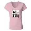 Women’s Jersey V-Neck Tee Thumbnail