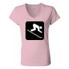 Women’s Jersey V-Neck Tee Thumbnail