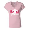 Women’s Jersey V-Neck Tee Thumbnail