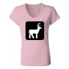 Women’s Jersey V-Neck Tee Thumbnail