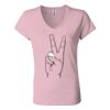 Women’s Jersey V-Neck Tee Thumbnail