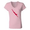 Women’s Jersey V-Neck Tee Thumbnail