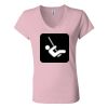 Women’s Jersey V-Neck Tee Thumbnail