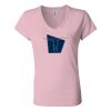 Women’s Jersey V-Neck Tee Thumbnail