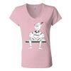 Women’s Jersey V-Neck Tee Thumbnail