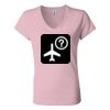 Women’s Jersey V-Neck Tee Thumbnail