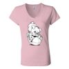 Women’s Jersey V-Neck Tee Thumbnail