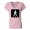 Women’s Jersey V-Neck Tee Thumbnail