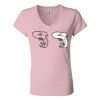 Women’s Jersey V-Neck Tee Thumbnail