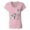 Women’s Jersey V-Neck Tee Thumbnail