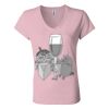 Women’s Jersey V-Neck Tee Thumbnail
