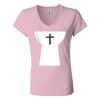 Women’s Jersey V-Neck Tee Thumbnail