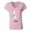 Women’s Jersey V-Neck Tee Thumbnail
