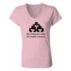 Women’s Jersey V-Neck Tee Thumbnail