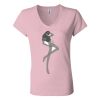 Women’s Jersey V-Neck Tee Thumbnail