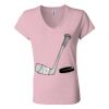 Women’s Jersey V-Neck Tee Thumbnail