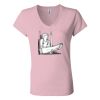 Women’s Jersey V-Neck Tee Thumbnail
