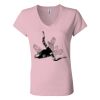 Women’s Jersey V-Neck Tee Thumbnail