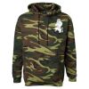 Unisex Camo Fleece Hoodie Sweatshirt Thumbnail