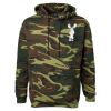 Unisex Camo Fleece Hoodie Sweatshirt Thumbnail