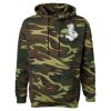 Unisex Camo Fleece Hoodie Sweatshirt Thumbnail