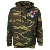 Unisex Camo Fleece Hoodie Sweatshirt Thumbnail