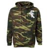 Unisex Camo Fleece Hoodie Sweatshirt Thumbnail