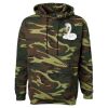 Unisex Camo Fleece Hoodie Sweatshirt Thumbnail