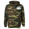 Unisex Camo Fleece Hoodie Sweatshirt Thumbnail