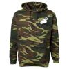 Unisex Camo Fleece Hoodie Sweatshirt Thumbnail